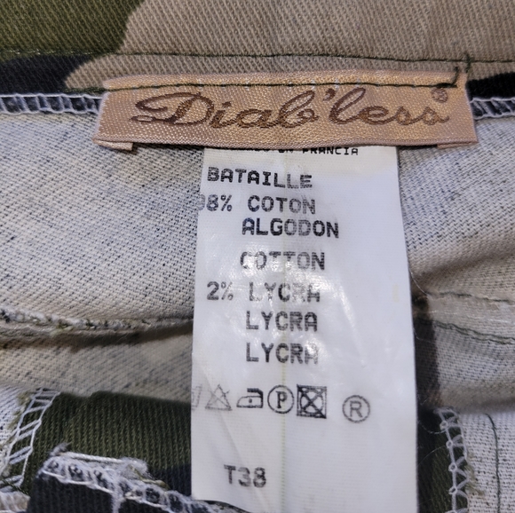 Camo stretch bootleg pant - Picture 2 of 7